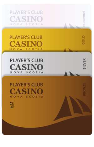 Player's Club Memeber Cards - 4 Tiers, Prive, Gold, Silver and Bronze