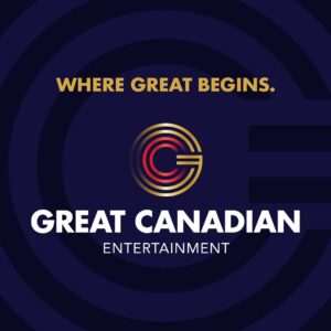 WHERE GREAT BEGINS. Great Canadian Entertainment Logo