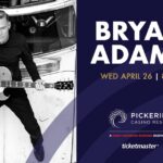 Bryan Adams Wed April 26 | 8 PM in The Arena at Pickering Casino Resort