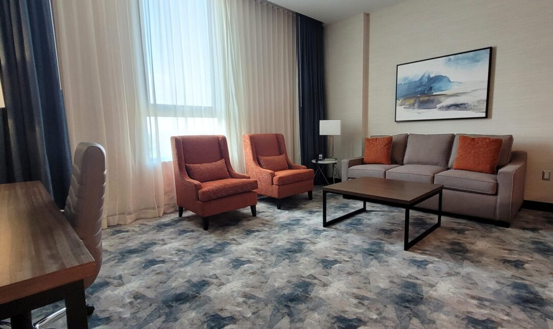 Executive Suite Living Space at Pickering Casino Resort