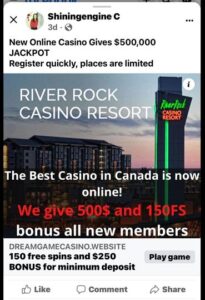 Scam at River Rock Casino Resort