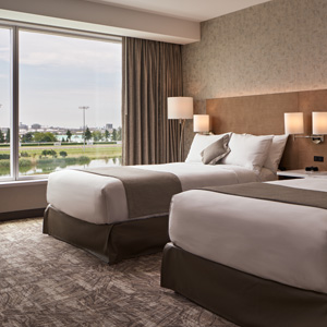Enjoy two beds in a hotel room as part of the Great Canadian Rewards program.