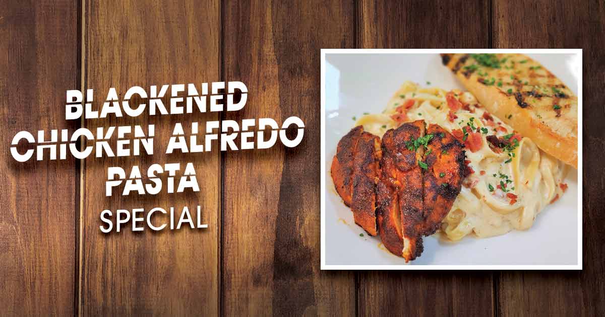 Blackened Chicken Alfredo Pasta - Hard Rock Casino Vancouver