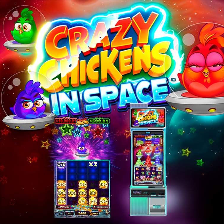 Crazy Chicken in space