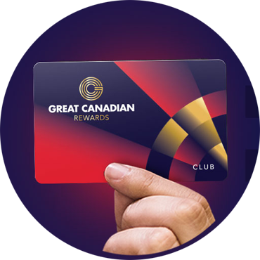 Hand Holding a Great Canadian Rewards Card