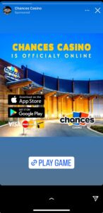 Chances Casinos Scam Ad
