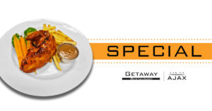 Special at Getaway Restaurant at Casino Ajax