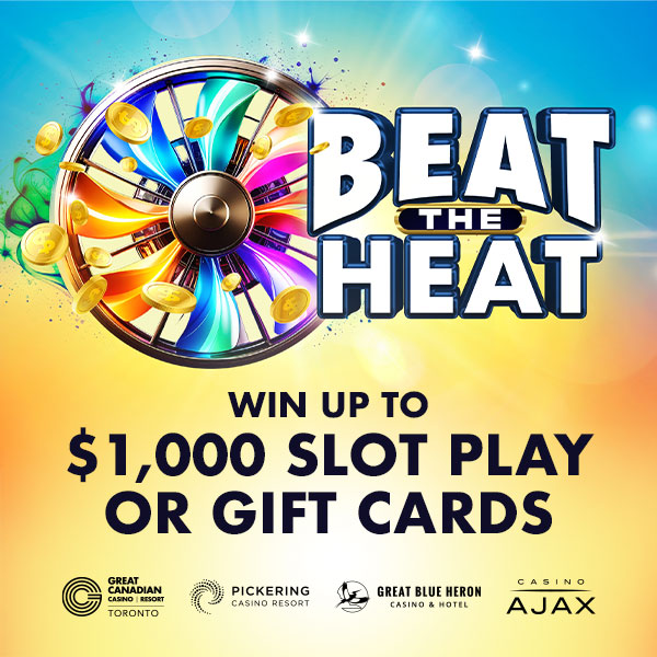 Beat The Heat | Win up to $1000 Slot Play or gift cards