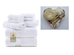 Ensemble de 8 serviettes et ensemble spa