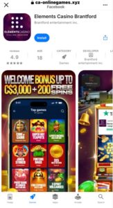 Elements Casino Brantford Online app - Scame