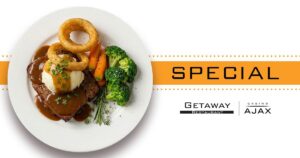 Meatloaf special, Getaway Restaurant, Casino Ajax