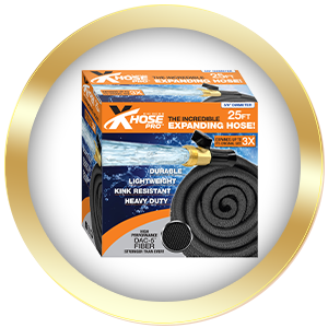 Tuyau d'arrosage extensible professionnel de 7,6 m (25 pi)