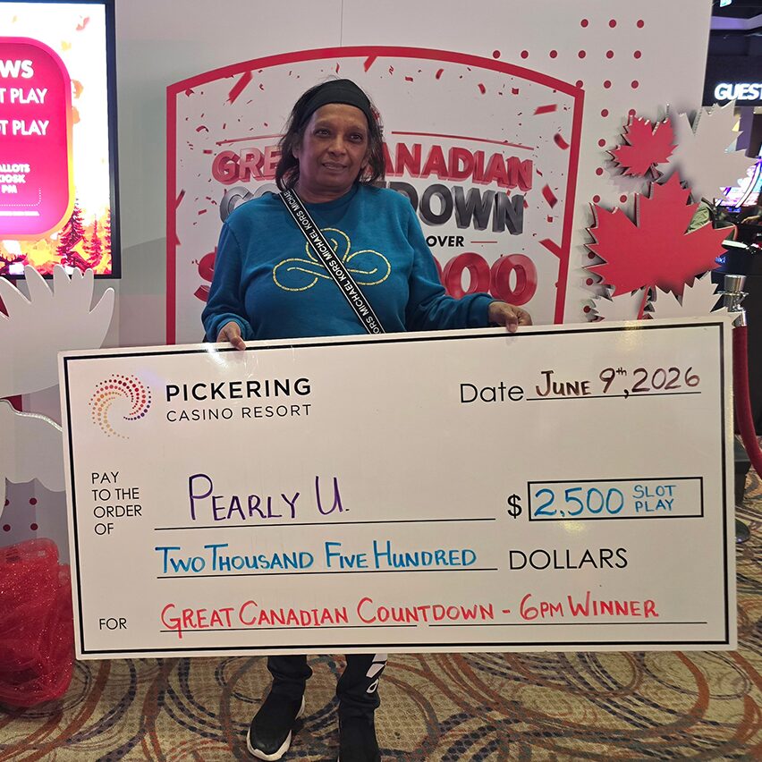 $2,500 Slot Play Winner