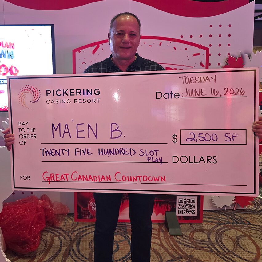 $2,500 Slot Play Winner