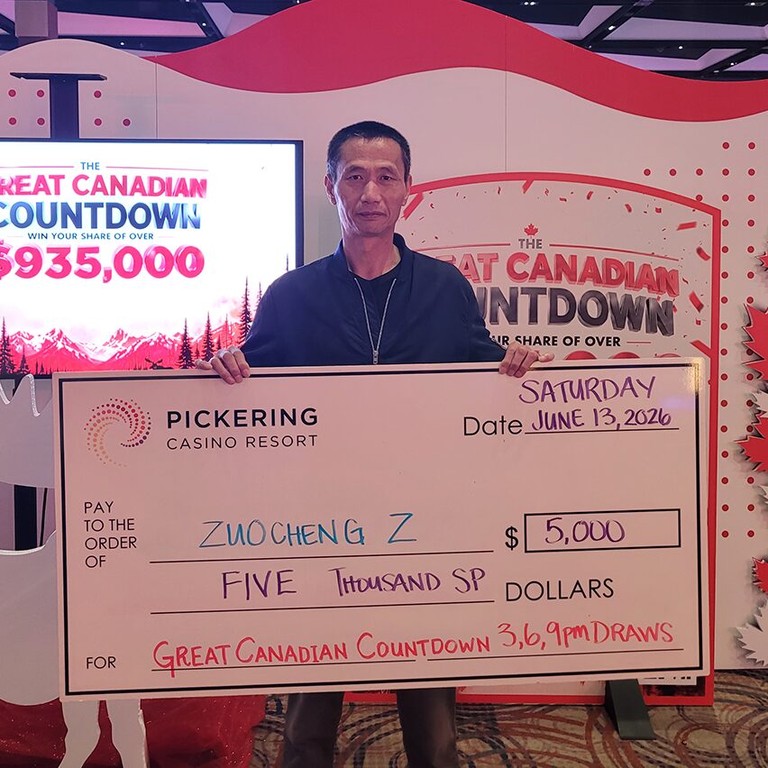 $5,000 Slot Play Winner