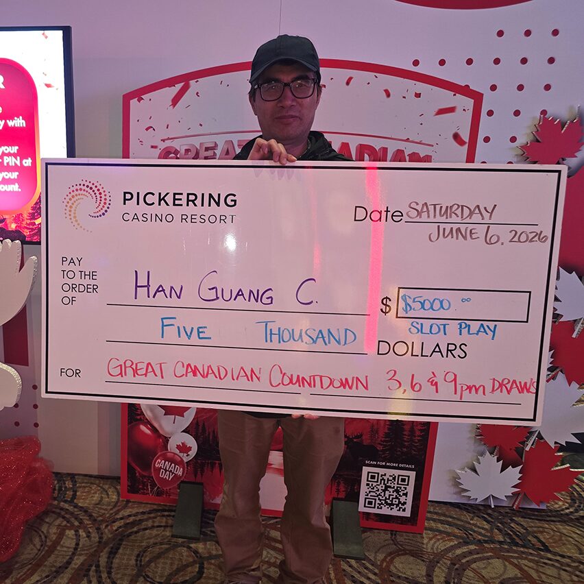 $5,000 Slot Play Winner
