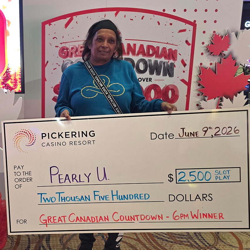 $2,500 Slot Play Winner