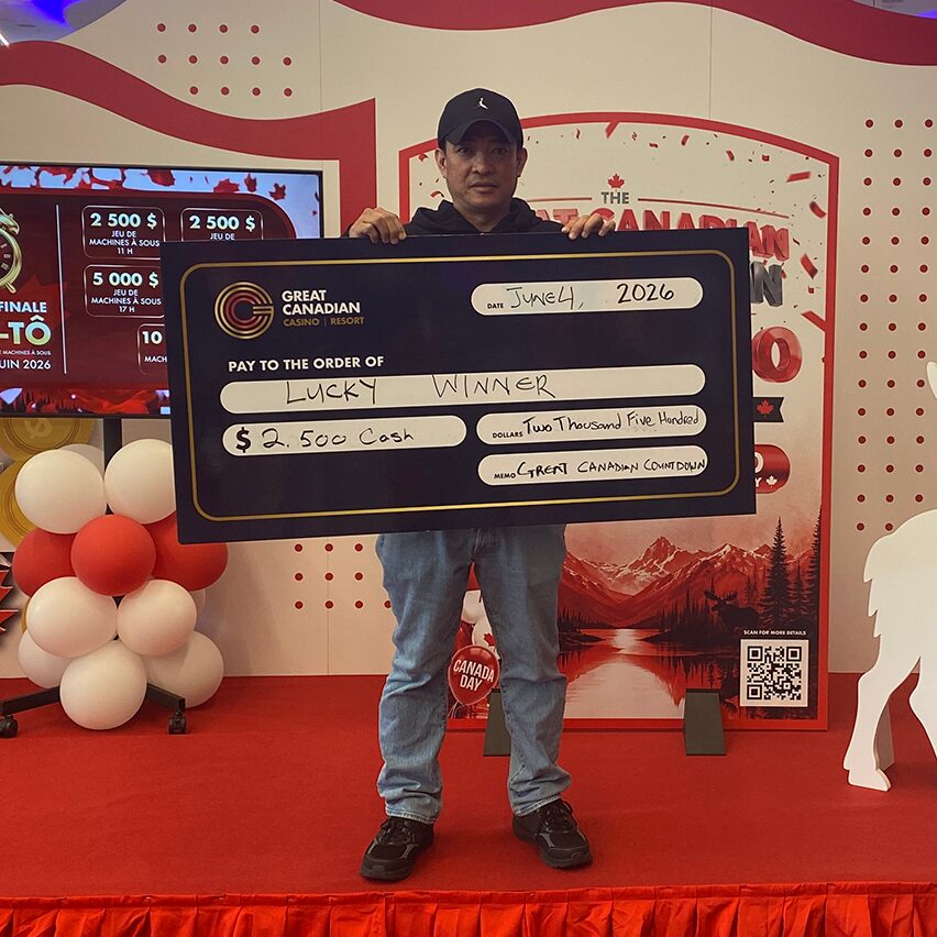 $2,500 Cash Winner