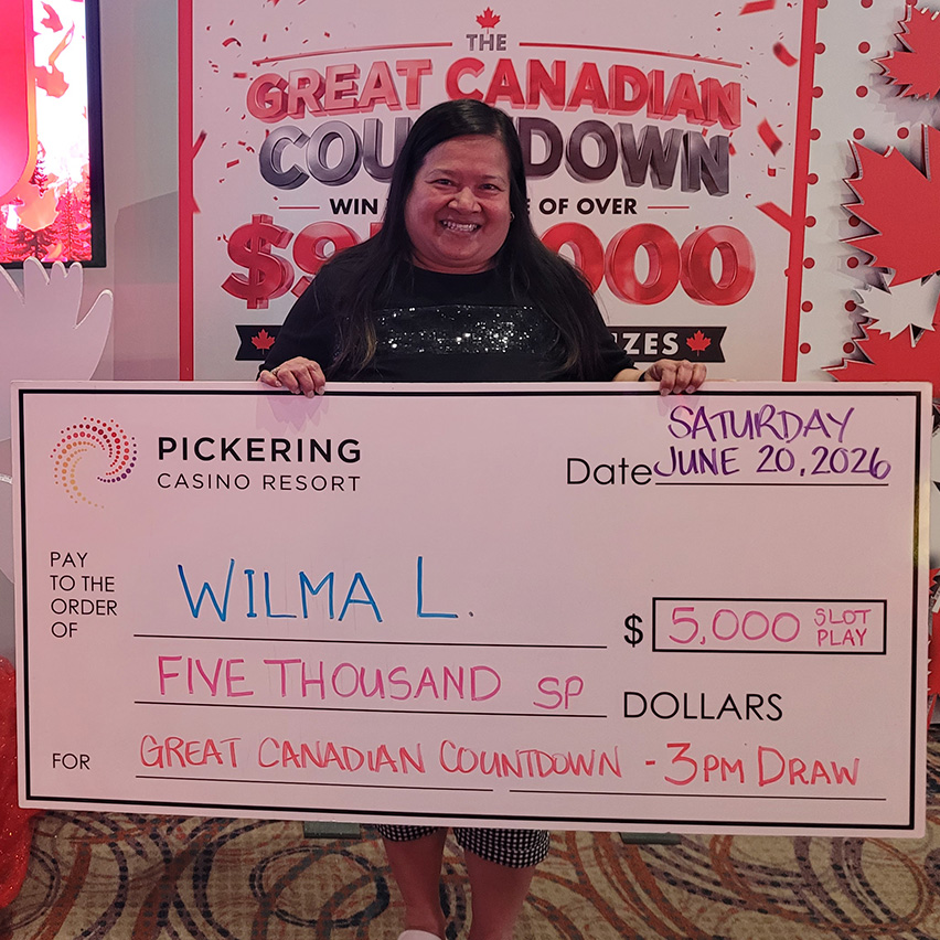 $5,000 Slot Play Winner