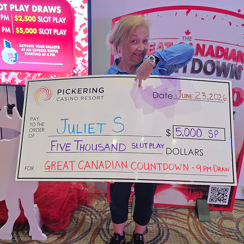 $5,000 Slot Play Winner