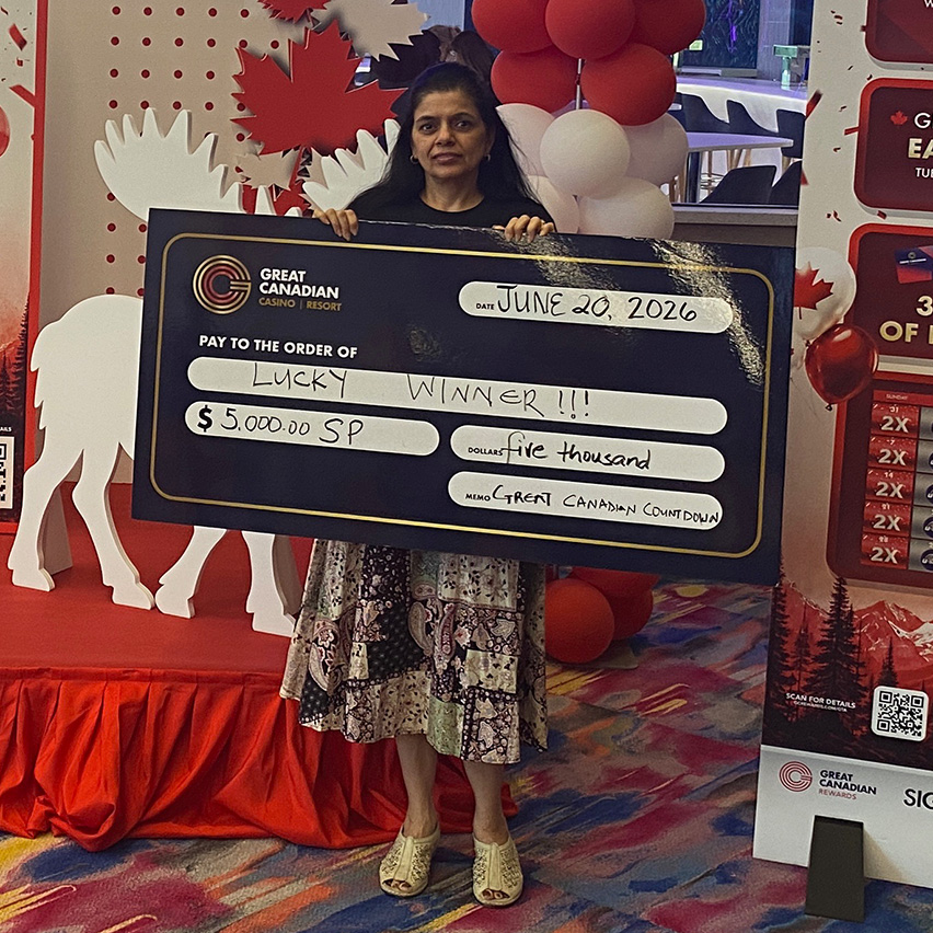 $5,000 Slot Play Winner