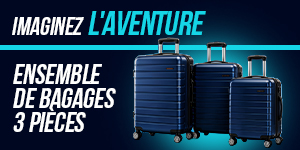 Imaginez l'aventure Ensemble de bagages 3 pièces 