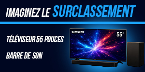 Imaginez le surclassement Téléviseur 55 pouces barre de son 