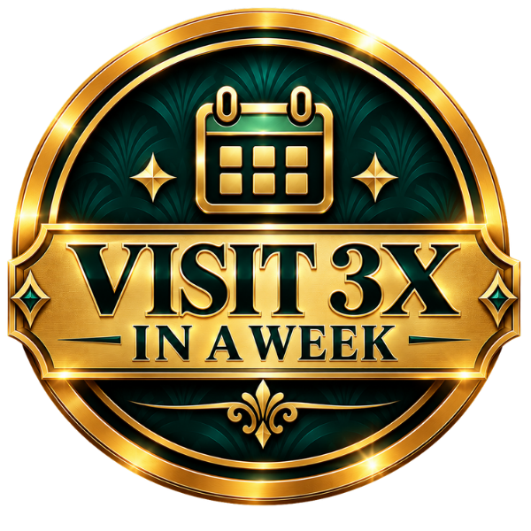 Visit 3 times in a week