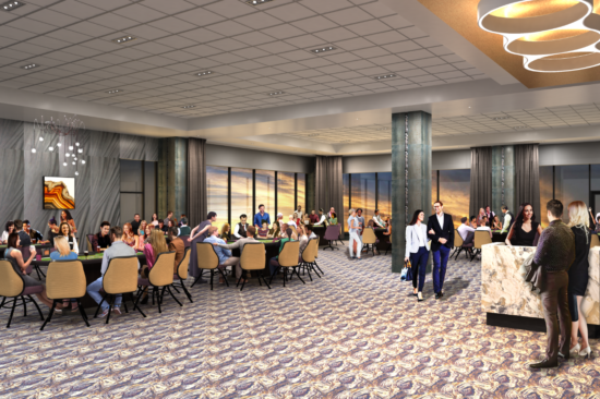 Great Canadian Casino Resort Toronto high limit table room rendering